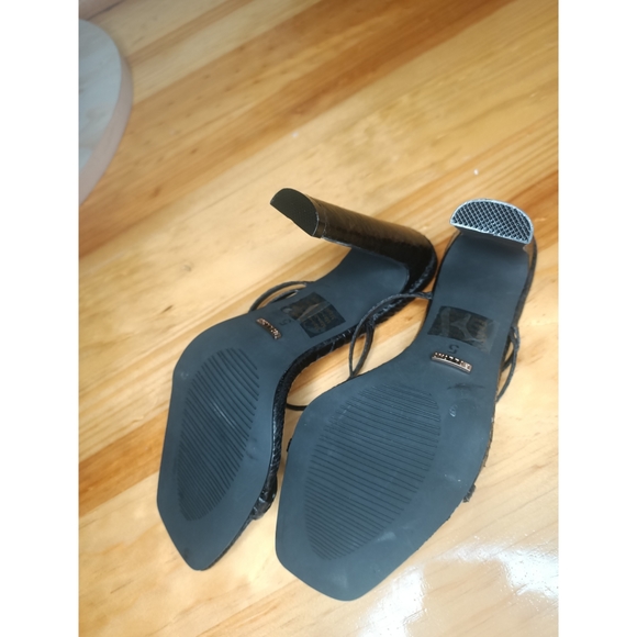 BILLINI Yanna Black Snakeskin Mules NEW *Size US 5* - Picture 6 of 6